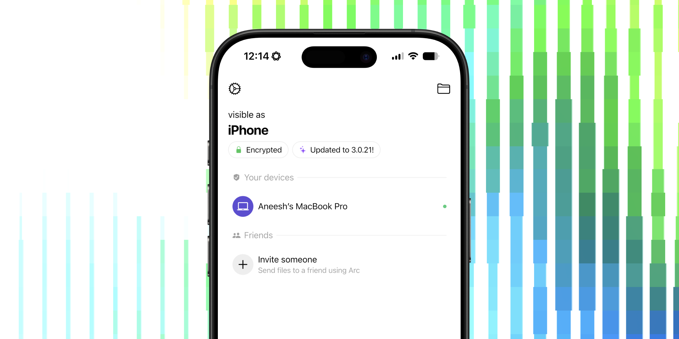 Arc file transfer app project preview
