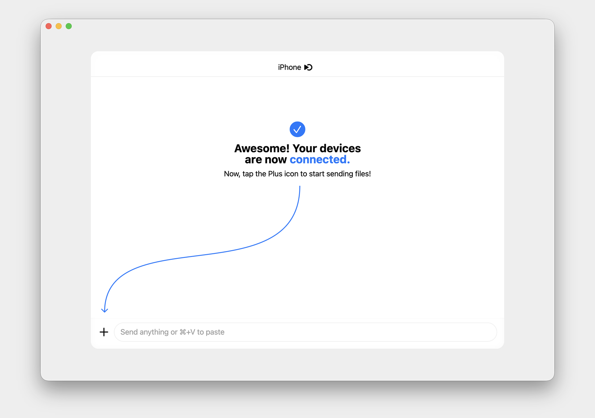 Arc desktop connected-device flow